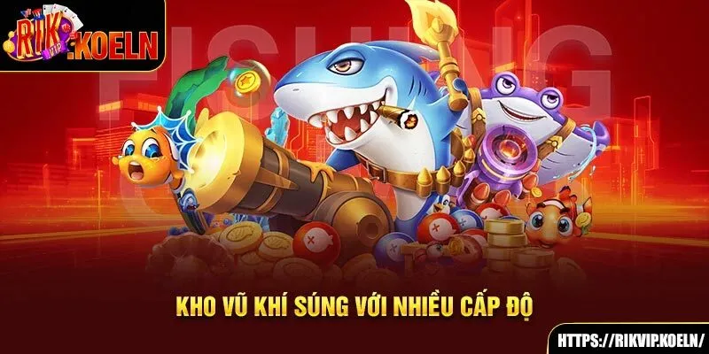 Kho vũ khí súng với nhiều cấp độ Kho vũ khí súng với nhiều cấp độ